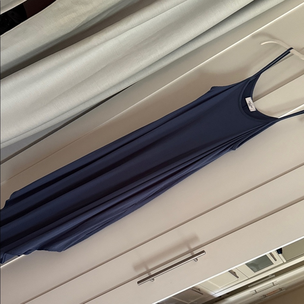 Carly Jean Los Angeles Blue Maxi Dress